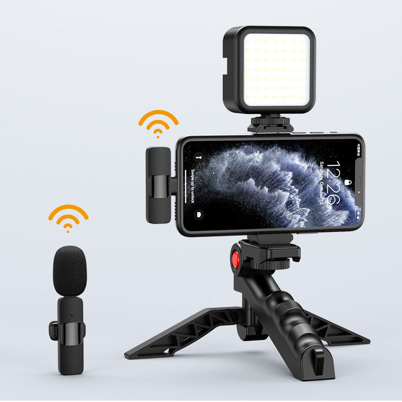 Enhance Your Content Creation with the Fill Light Microphone Desktop Tripod Mobile Phone