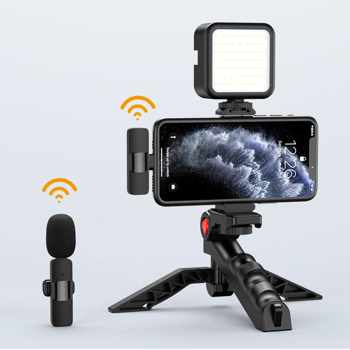 Enhance Your Content Creation with the Fill Light Microphone Desktop Tripod Mobile Phone