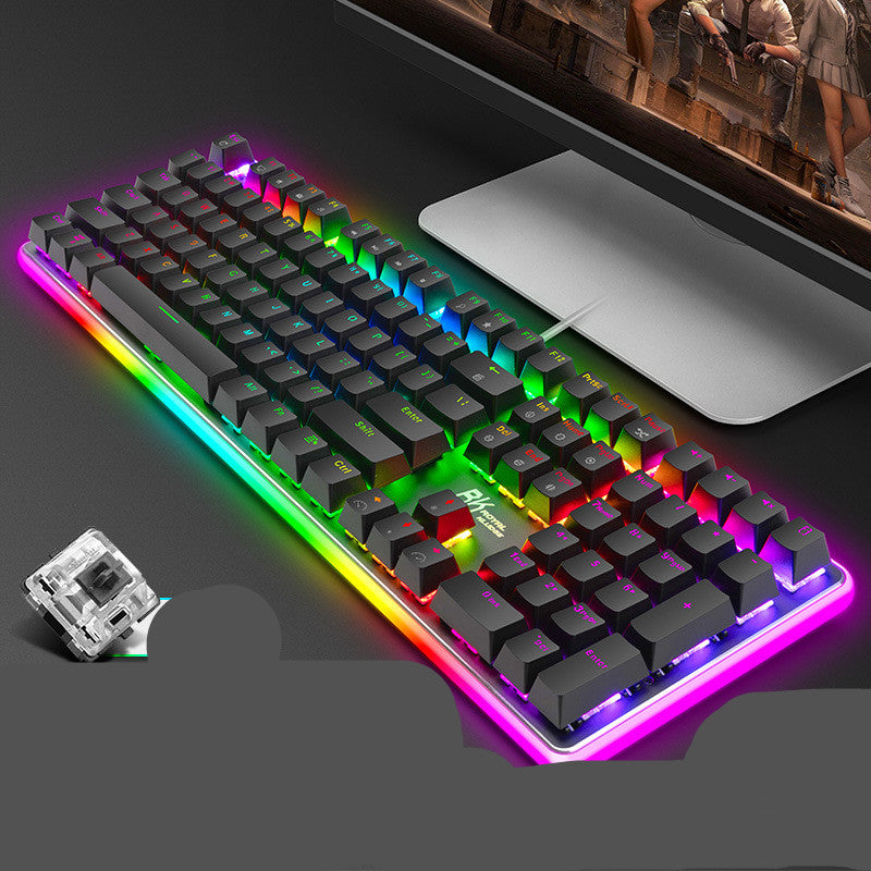 Black green tea red axis gaming keyboard