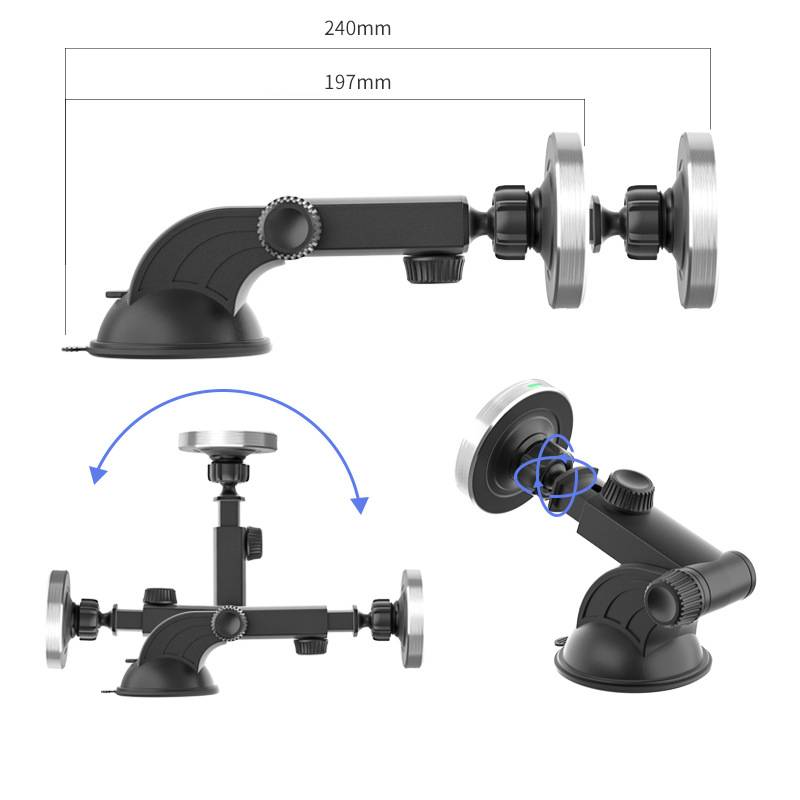 Magnetic Wireless Car Charger Dashboard Mount