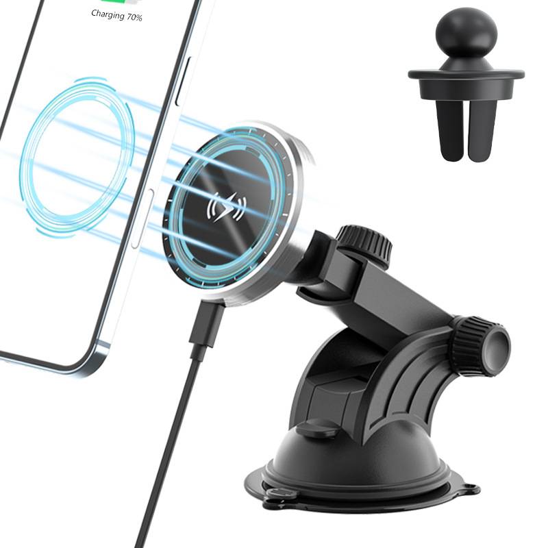 Magnetic Wireless Car Charger Dashboard Mount
