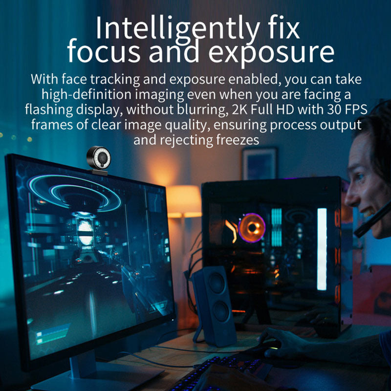 4F Auto Focus Computer USB Webcam