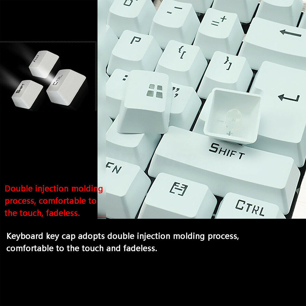 USB Wired luminous keyboard and mouse set