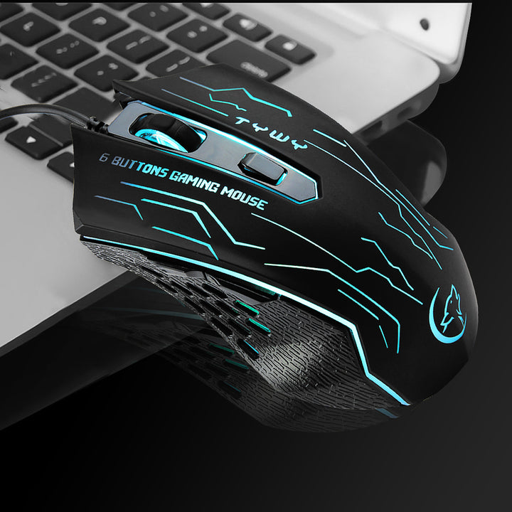 Wired Colorful Luminous Mouse