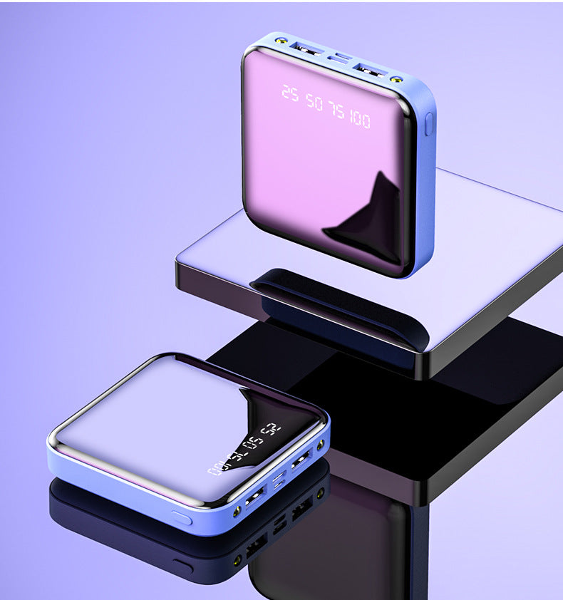 Mini 20000 MAh Mirror Digital Display Power Bank
