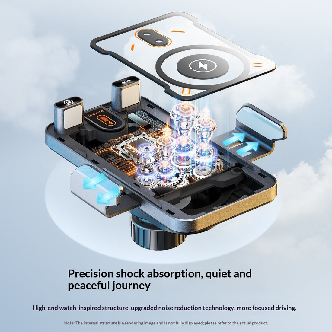 Wireless Charging Car Air Vent Phone Mount