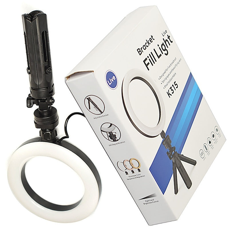 Mobile Live Streaming Tripod Ring Light