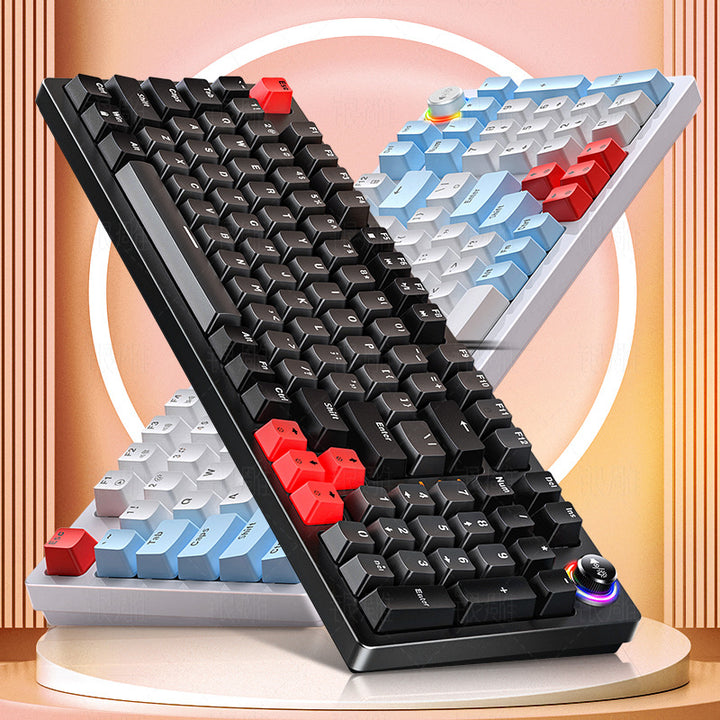 Silver Carving K700 Luminous Mechanical Keyboard