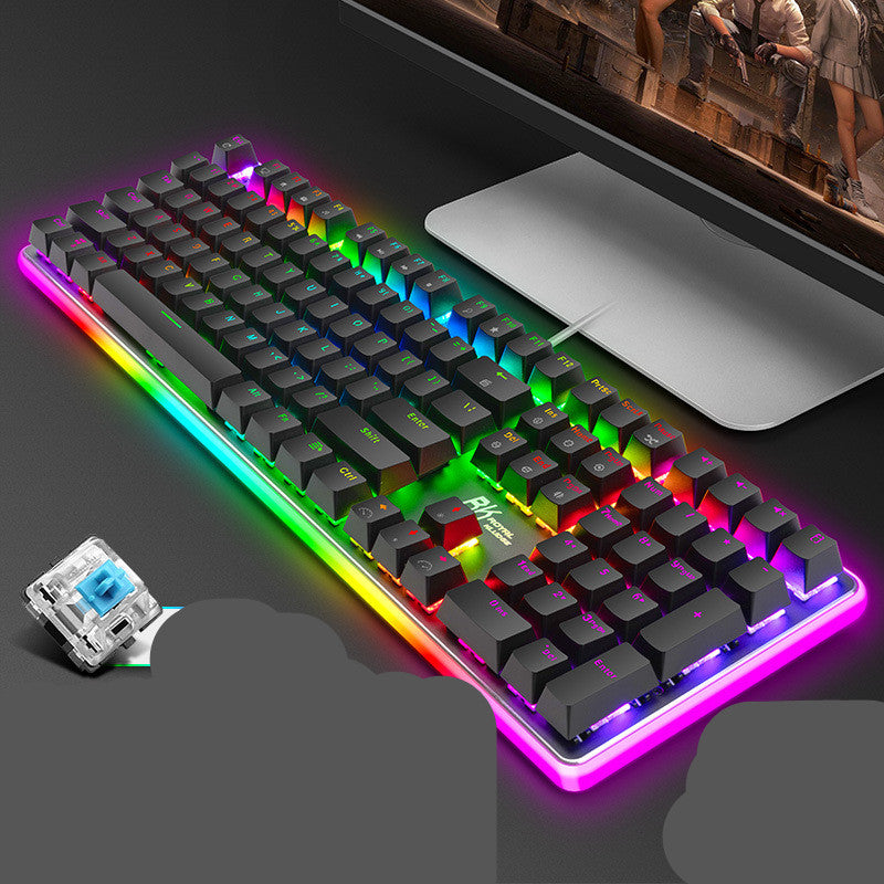 Black green tea red axis gaming keyboard