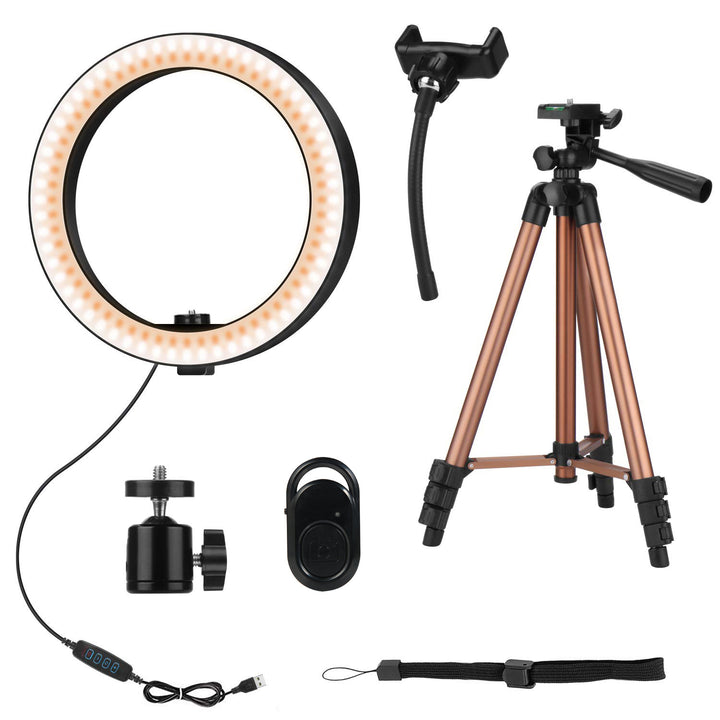 Compatible with Apple desktop ring light tripod