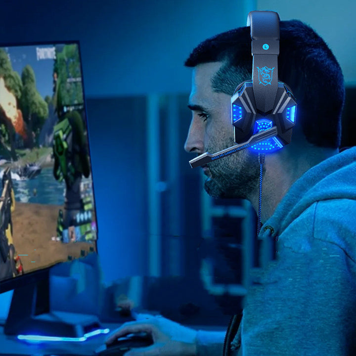 7.1 Wire-controlled Light-emitting Headphones