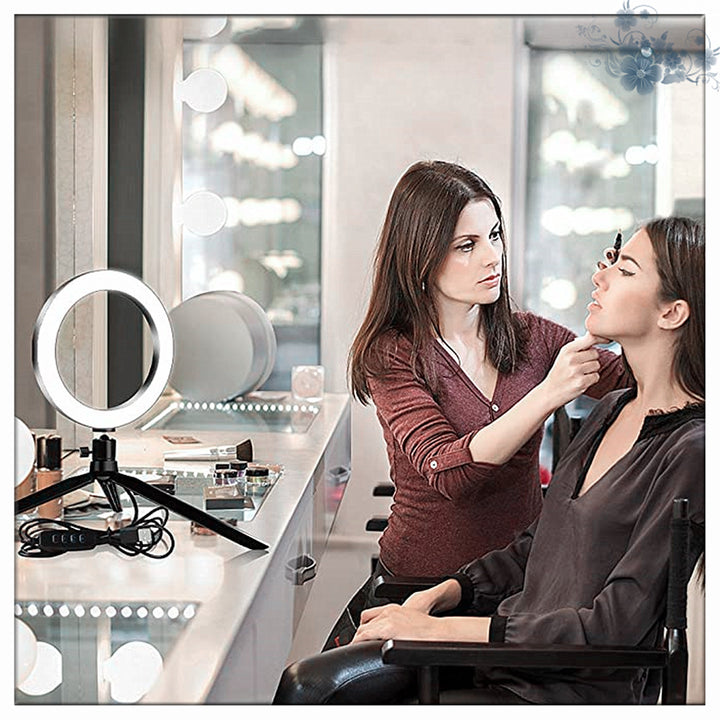 Compatible with Apple 360° rotatable ring light