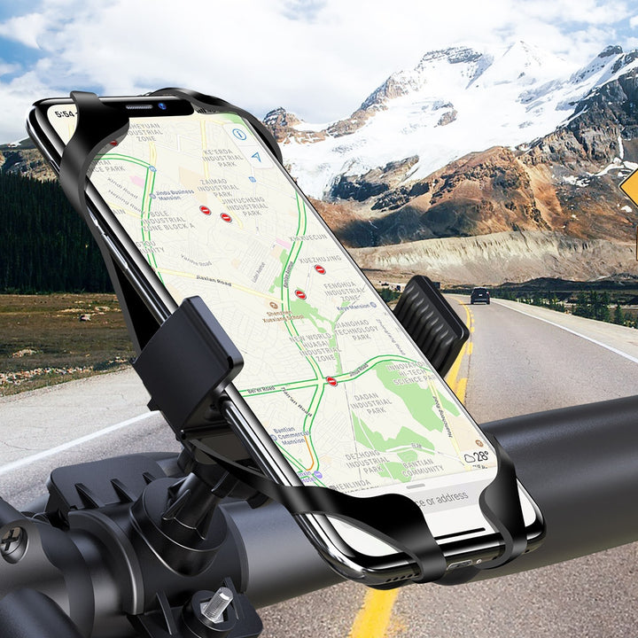 Lightweight Bicycle Phone Mount With Strap