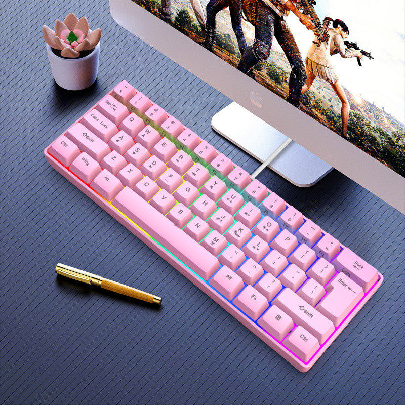 RGB Lighting Wired Gaming Membrane Keyboard