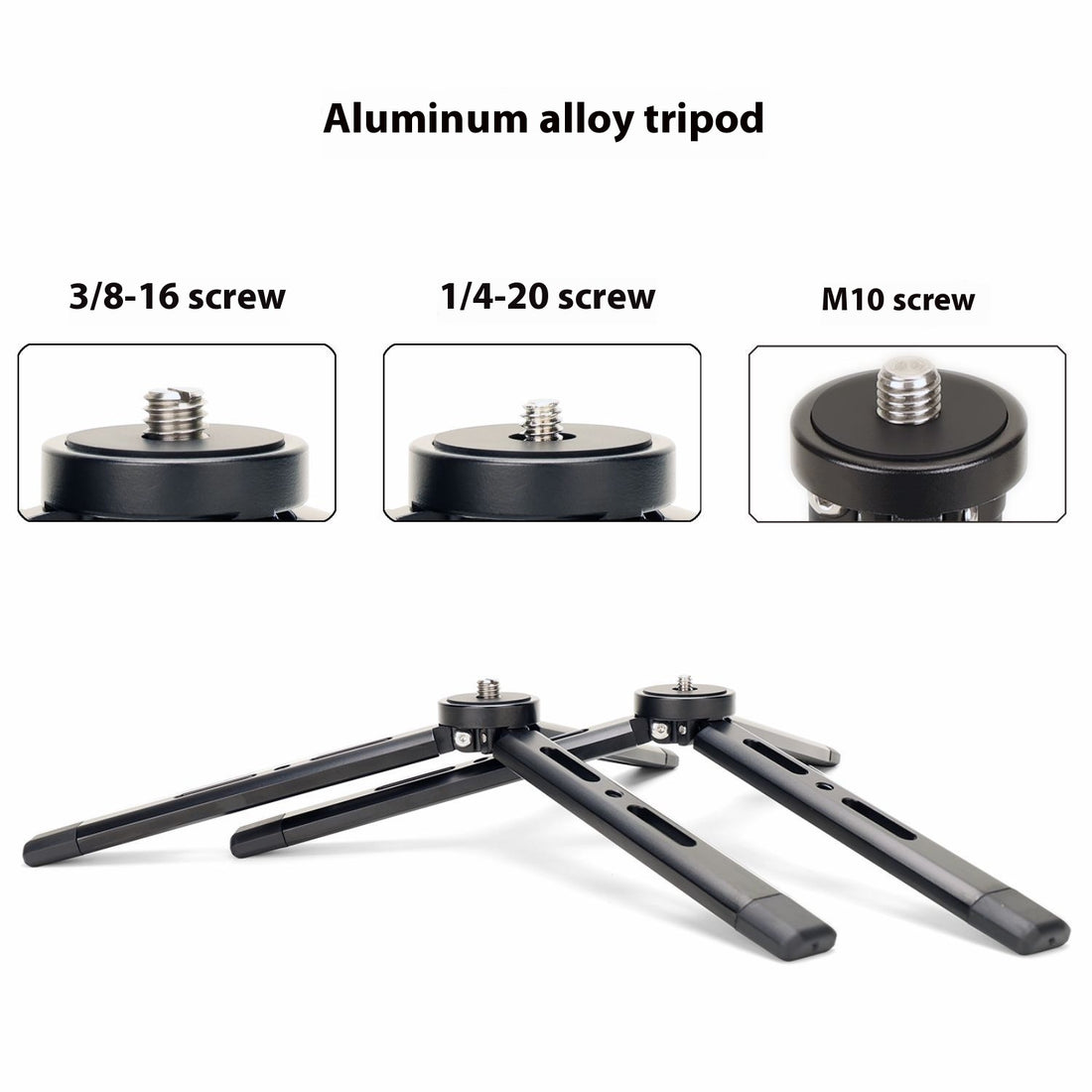 Aluminum Alloy Desktop Tripod Mini Bracket