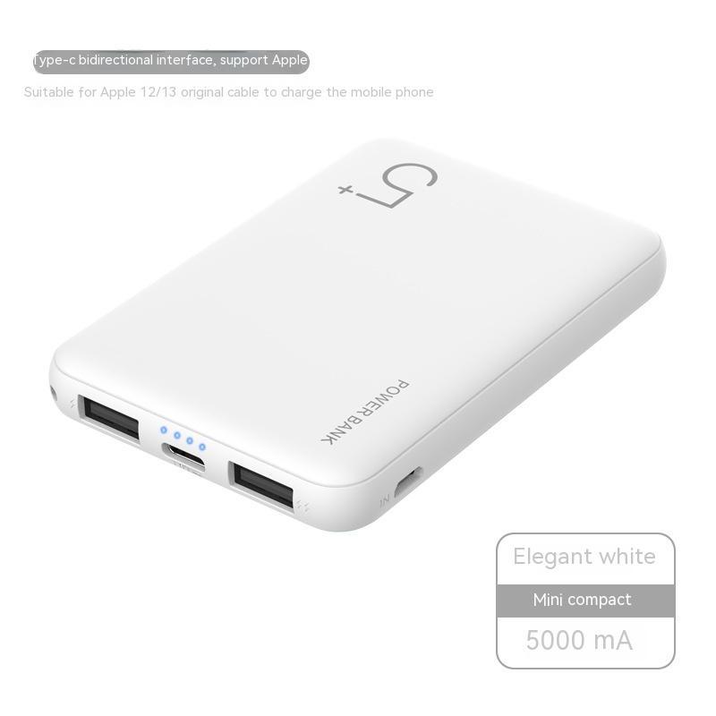 5000 MAh Compact Mini Portable