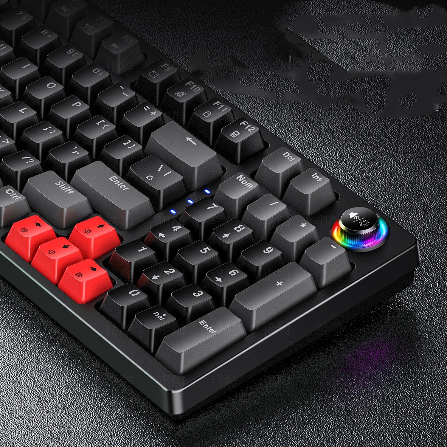 Silver Carving K700 Luminous Mechanical Keyboard